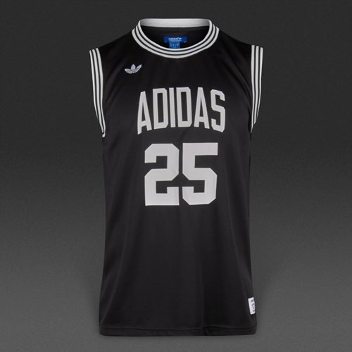 Adidas Originals Team Basketball Jersey Black for Men